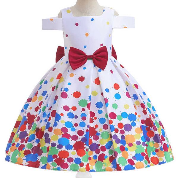 girl's dresses children's polka dot cute color matching poncho dress bow performance dress girls' christmas print princess dr, Red;yellow
girl's dresses children's polka dot cute color matching poncho dress bow performance dress girls' christmas print princess dr, Red;yellow