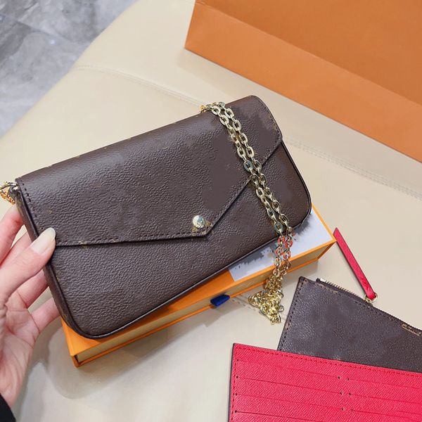 totes 3pcs set women classic luxury designer handbag pochette felicie bag genuine leather handbags shoulder handbag clutch tote messenger sh
totes 3pcs set women classic luxury designer handbag pochette felicie bag genuine leather handbags shoulder handbag clutch tote messenger sh