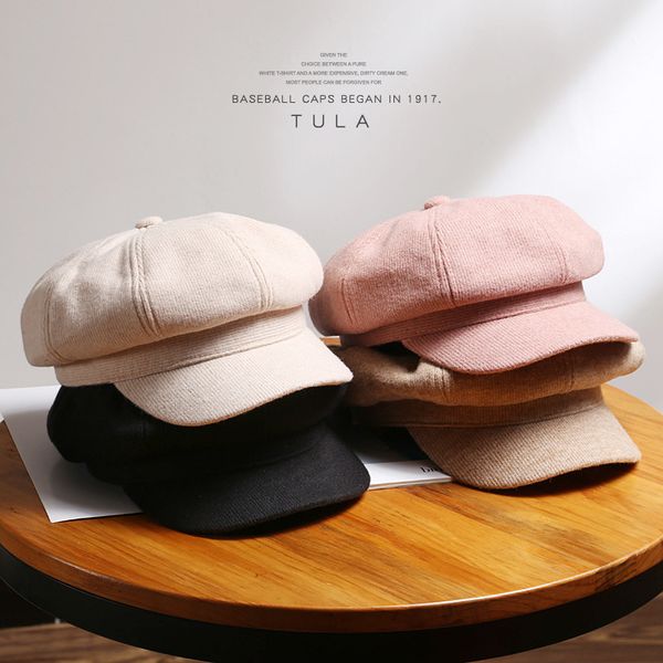 berets korean women's autumn and winter solid color light plate curved eaves octagonal hat outdoor travel fashion sunshade beret 230106, Blue;gray
berets korean women's autumn and winter solid color light plate curved eaves octagonal hat outdoor travel fashion sunshade beret 230106, Blue;gray