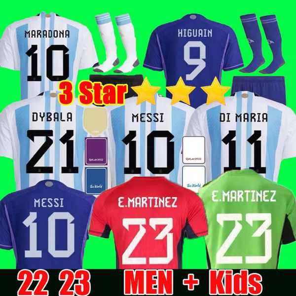 3 star 2022 argentina soccer jersey fans player version world cup dybala aguero maradona di maria j. alvarez home away pre-match men kids ki, Black;yellow
3 star 2022 argentina soccer jersey fans player version world cup dybala aguero maradona di maria j. alvarez home away pre-match men kids ki, Black;yellow