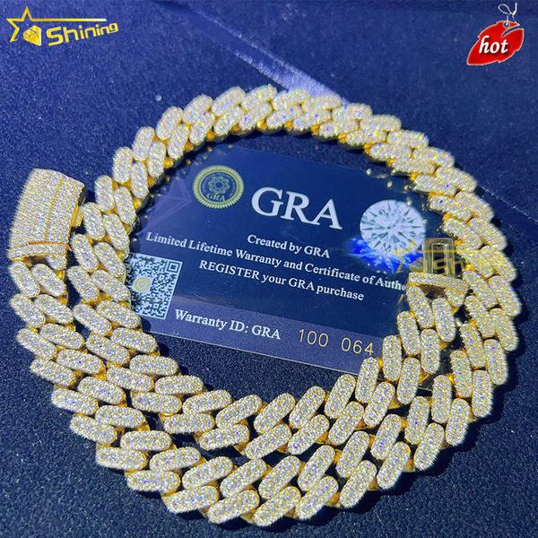 designer jewelry iced out 13mm mens miami cuban link necklace hip hop vvs moissanite diamond bling cuban chain, Silver
designer jewelry iced out 13mm mens miami cuban link necklace hip hop vvs moissanite diamond bling cuban chain, Silver