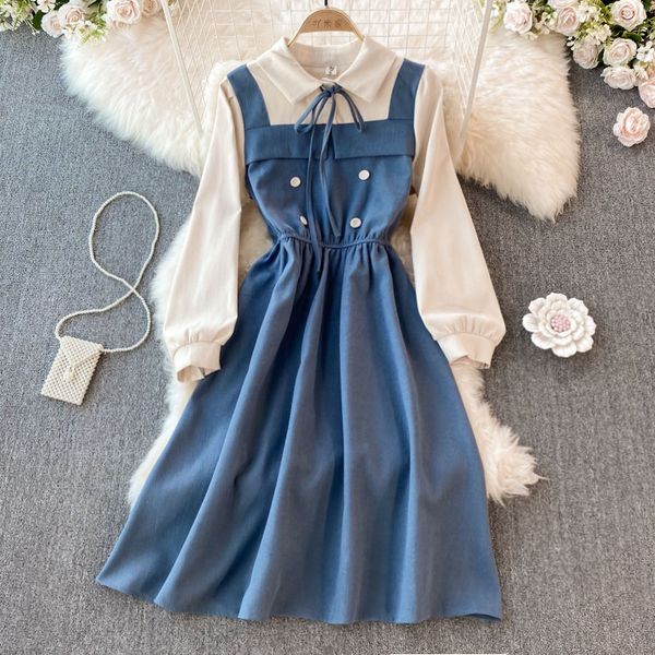 2023 fashion a line casual dresses summer new arrive above knee lace dress women short sleeve runway vetidos korean two-piece robe contrast, Black;gray
2023 fashion a line casual dresses summer new arrive above knee lace dress women short sleeve runway vetidos korean two-piece robe contrast, Black;gray