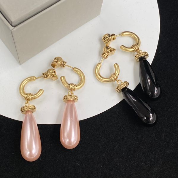pearl long water drop earrings skull dangle earring skeleton 18k gold plating ladies brass earrings ear studs me6 --1 designer jewelry gifts, Silver
pearl long water drop earrings skull dangle earring skeleton 18k gold plating ladies brass earrings ear studs me6 --1 designer jewelry gifts, Silver