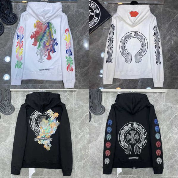 luxury fashion men's jackets sweatshirts men women classic hoodies ch zipper hooded sweater designer cross pullover sanskrit hoodie cas, Black;brown
luxury fashion men's jackets sweatshirts men women classic hoodies ch zipper hooded sweater designer cross pullover sanskrit hoodie cas, Black;brown