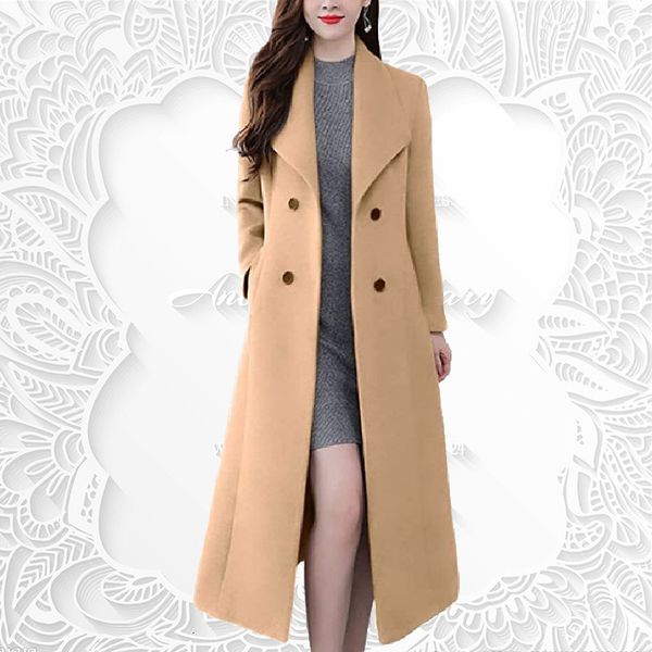 women's wool blends autumn winter women fashion coat warm pure color long jacket with pocket ladies outwear loose clothing for womens 2, Black
women's wool blends autumn winter women fashion coat warm pure color long jacket with pocket ladies outwear loose clothing for womens 2, Black