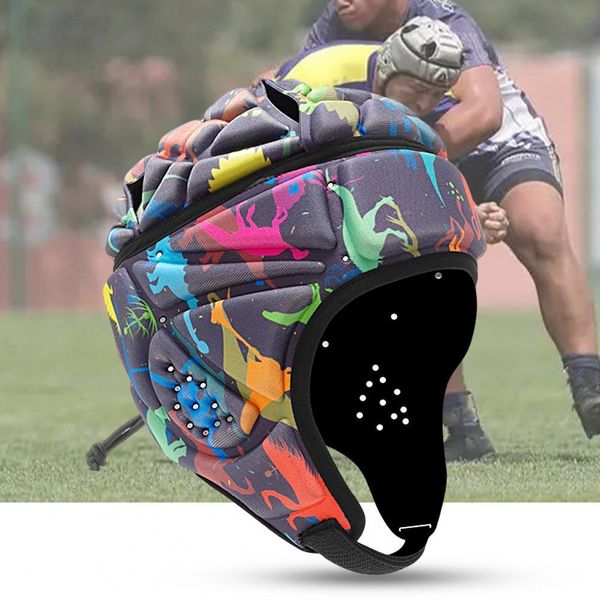 protective gear adjustable anti collision rugby helmet head protector football goalkeeper eva padded headgear cycling accessories 230107
protective gear adjustable anti collision rugby helmet head protector football goalkeeper eva padded headgear cycling accessories 230107