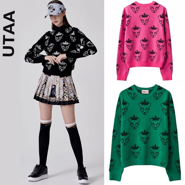 golf jackets thick autumn winter knitted sweater brand ladies pullover long sleeve round neck golf knit 230107, Red;blue
golf jackets thick autumn winter knitted sweater brand ladies pullover long sleeve round neck golf knit 230107, Red;blue