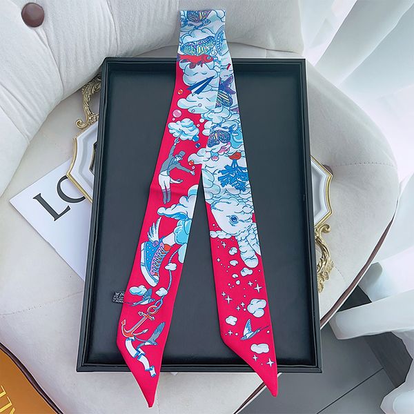 ds tie bag handle small silk scarf jungle monkey artificial silk ribbon french style all-matching hair band net red summer, Blue;gray
ds tie bag handle small silk scarf jungle monkey artificial silk ribbon french style all-matching hair band net red summer, Blue;gray