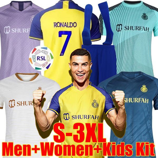 3xl 22/23 al nassr fc soccer jerseys ronaldo 2022 2023 home yellow away 22 23 cr7 gonzalo martinez talisca fans player version men women kid, Black;yellow
3xl 22/23 al nassr fc soccer jerseys ronaldo 2022 2023 home yellow away 22 23 cr7 gonzalo martinez talisca fans player version men women kid, Black;yellow