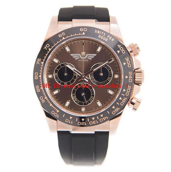 9 style classic 40mm men's mechanical watch 116515 chocolate dail rubber multi-functional 2813 automatic mechanicalmovement stainless s, Slivery;brown
9 style classic 40mm men's mechanical watch 116515 chocolate dail rubber multi-functional 2813 automatic mechanicalmovement stainless s, Slivery;brown