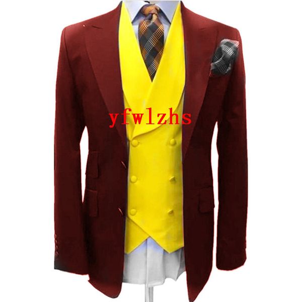 wedding tuxedos two buttons men suits groomsmen peak lapel groom tuxedos wedding/prom man blazer jacket pants vest tie w1192, Black;gray
wedding tuxedos two buttons men suits groomsmen peak lapel groom tuxedos wedding/prom man blazer jacket pants vest tie w1192, Black;gray