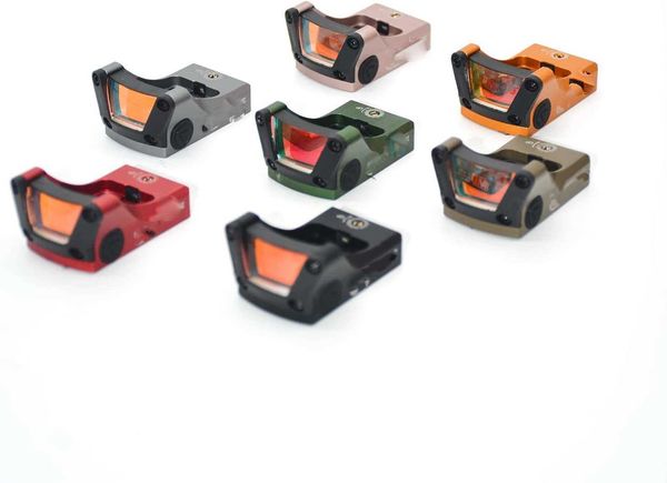 the pistol red dot reflection collimator can adjust the brightness with glock universal bracket
the pistol red dot reflection collimator can adjust the brightness with glock universal bracket