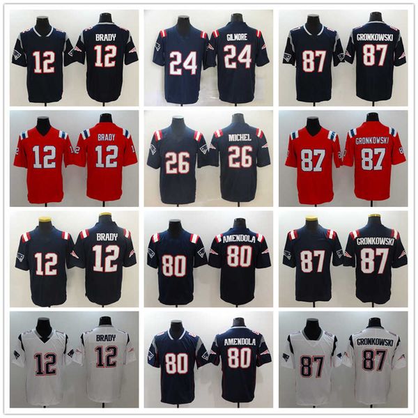 2022 new football jerseys 12 brady 24 stephon gilmore 26 sony michel 54 hightower 80 amendola 87 cronkowski stitched jersey, Black;red
2022 new football jerseys 12 brady 24 stephon gilmore 26 sony michel 54 hightower 80 amendola 87 cronkowski stitched jersey, Black;red