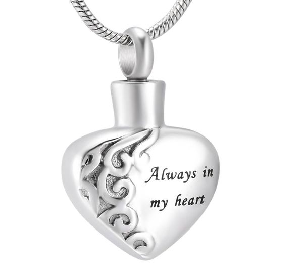 lkj10021 classic ash pendant necklace menswomen memorial jewelry carving always in my heart dog cat paw cremation urn keepsake ne1707161, Silver
lkj10021 classic ash pendant necklace menswomen memorial jewelry carving always in my heart dog cat paw cremation urn keepsake ne1707161, Silver