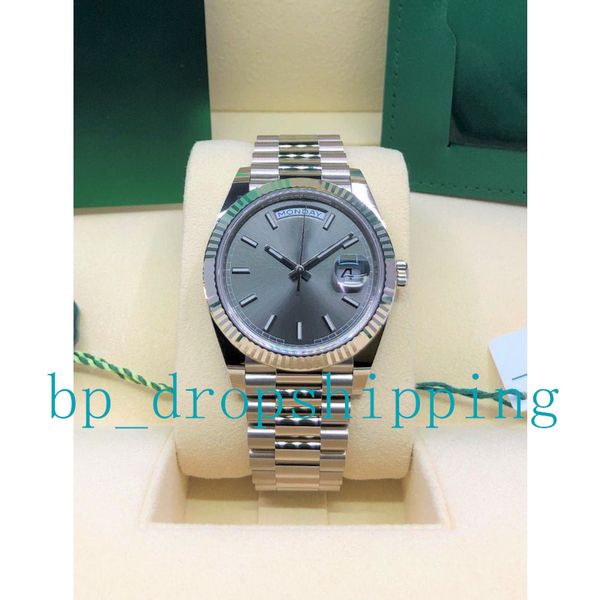designer men's watch 41mm grey dial ref.228239 automatic mechanical 2813 movement stainless steel strap waterproof luminous high-qualit, Slivery;brown
designer men's watch 41mm grey dial ref.228239 automatic mechanical 2813 movement stainless steel strap waterproof luminous high-qualit, Slivery;brown