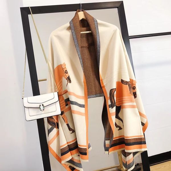 new luxury horse scarf cashmere thick shawl women's long winter cashmere shawls headscarf with tassel bufanda foulard 2022, Blue;gray
new luxury horse scarf cashmere thick shawl women's long winter cashmere shawls headscarf with tassel bufanda foulard 2022, Blue;gray