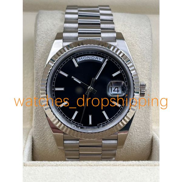 2023 new luxury mens watch black dial 41mm datejust automatic mehcanical 18k white gold sapphire glass watches ref.228239 men business wrist, Slivery;brown
2023 new luxury mens watch black dial 41mm datejust automatic mehcanical 18k white gold sapphire glass watches ref.228239 men business wrist, Slivery;brown