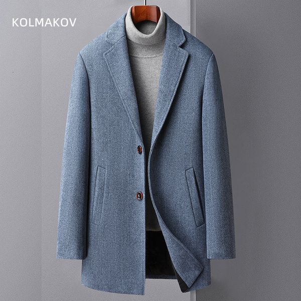 men's wool blends arrival winter jacket fashion en coat casual trench coat men dress jacket full size m4xl 230107, Black
men's wool blends arrival winter jacket fashion en coat casual trench coat men dress jacket full size m4xl 230107, Black