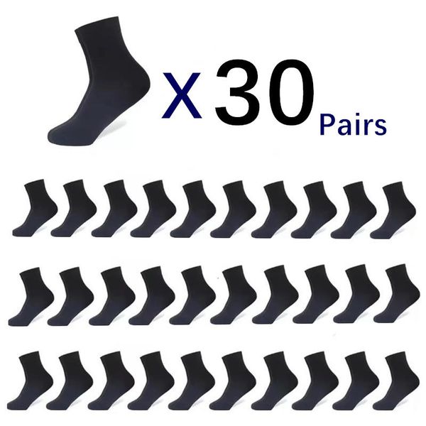 men s socks 30pairs business black mid tube soft polyester cotton breathable summer autumn gift 230107
men s socks 30pairs business black mid tube soft polyester cotton breathable summer autumn gift 230107