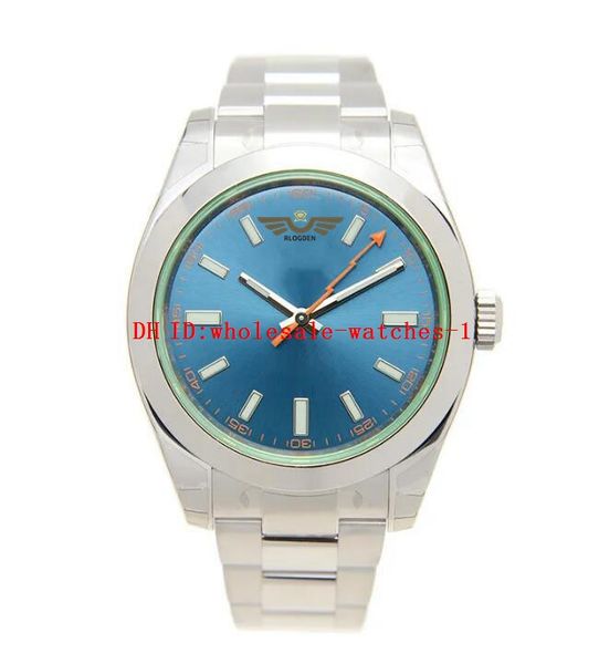 3 style classic 40mm men's watch 116400 blue dail 2813 automatic mechanical movement luminous watch business casual montre de luxe wris, Slivery;brown
3 style classic 40mm men's watch 116400 blue dail 2813 automatic mechanical movement luminous watch business casual montre de luxe wris, Slivery;brown