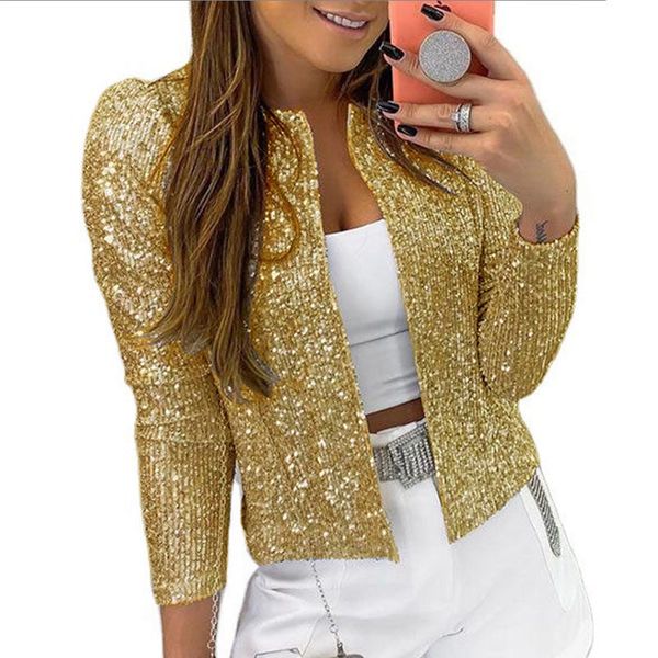 men's down parkas women's coat spring autumn fashion standup collar solid color sequin jacket short casual versatile y82 230107, Black
men's down parkas women's coat spring autumn fashion standup collar solid color sequin jacket short casual versatile y82 230107, Black