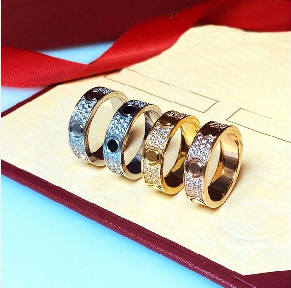 love rings for woman designer ring couple jewelry band titanium steel full diamonds fashion street classic gold silver rose
love rings for woman designer ring couple jewelry band titanium steel full diamonds fashion street classic gold silver rose