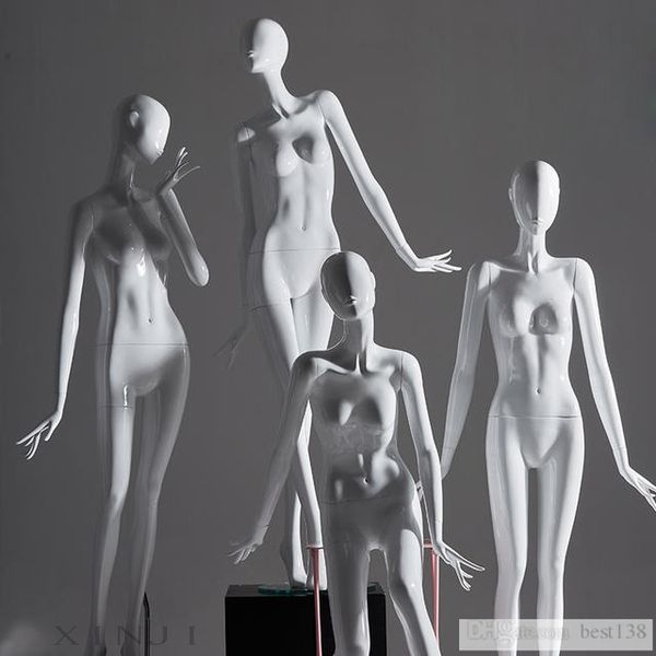 customized new style slim female mannequin factory direct sell white and golden model, Khaki
customized new style slim female mannequin factory direct sell white and golden model, Khaki