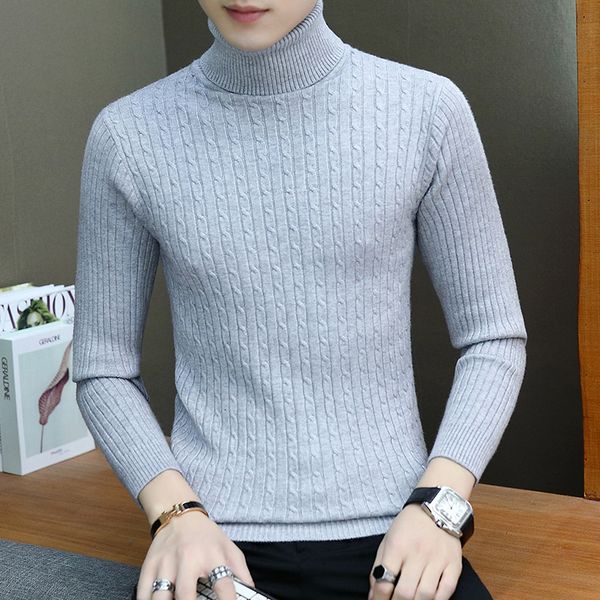 men's sweaters men winter knit male slim fit collar tight shirt pullovers rollneck ted 230107, White;black
men's sweaters men winter knit male slim fit collar tight shirt pullovers rollneck ted 230107, White;black