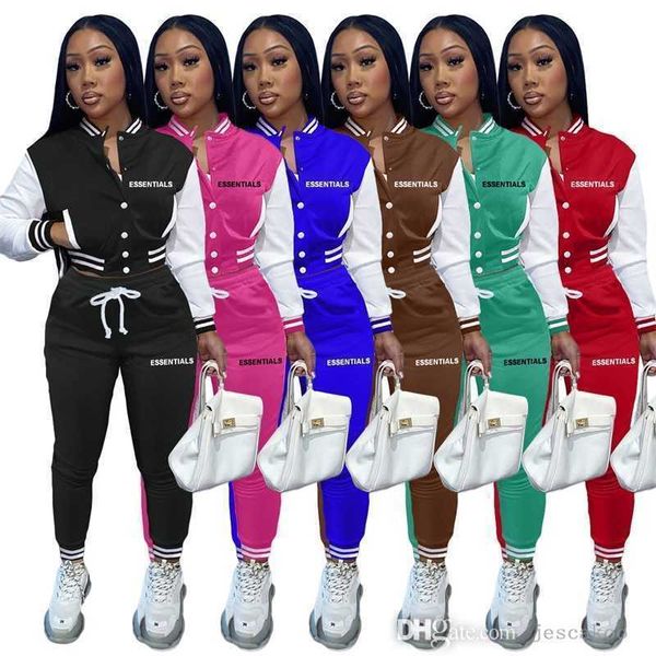 new fall winter women tracksuits two piece set designer letter printed patchwork baseball uniform jackets sweatpants outfits, Gray
new fall winter women tracksuits two piece set designer letter printed patchwork baseball uniform jackets sweatpants outfits, Gray