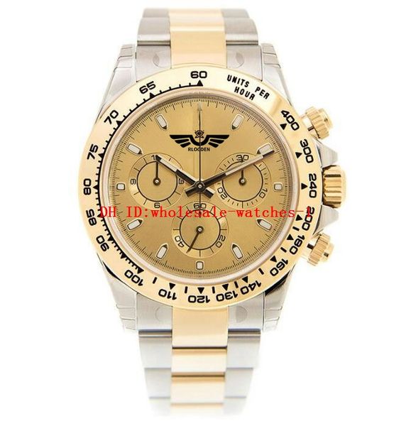 classic men's watch 116503 40mm gold dial 2813 automatic mechanical movement folding buckle two tone gold no chronograph wristwatches, Slivery;brown
classic men's watch 116503 40mm gold dial 2813 automatic mechanical movement folding buckle two tone gold no chronograph wristwatches, Slivery;brown