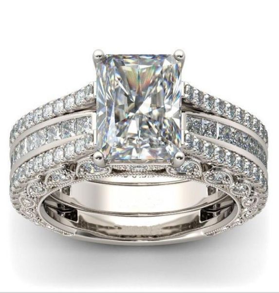 drop stunning cool luxury jewelry 925 sterling silver princess cut white z square cz wedding bridal band ring for wom1033936, Slivery;golden
drop stunning cool luxury jewelry 925 sterling silver princess cut white z square cz wedding bridal band ring for wom1033936, Slivery;golden