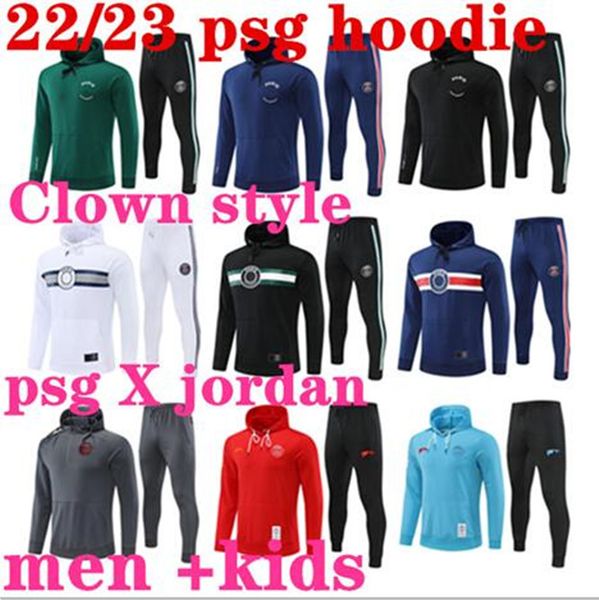 22 23 psgs soccer jerseys tracksuit maillots football jacket hoodie survetement 2022 2023 men kids kit training suit sets uniform enfants, Black
22 23 psgs soccer jerseys tracksuit maillots football jacket hoodie survetement 2022 2023 men kids kit training suit sets uniform enfants, Black