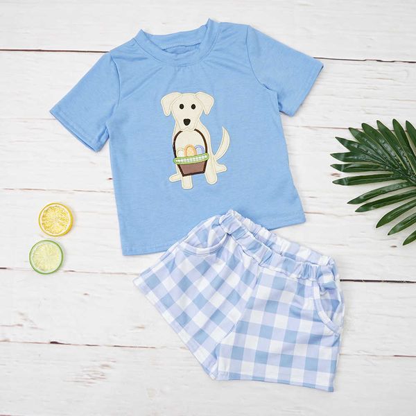 clothing sets 1-8t easter summer boy set clothes short sleeve and blue striped shorts 2pcs outfit with pattern puppy and eggs embroidery t23, White
clothing sets 1-8t easter summer boy set clothes short sleeve and blue striped shorts 2pcs outfit with pattern puppy and eggs embroidery t23, White