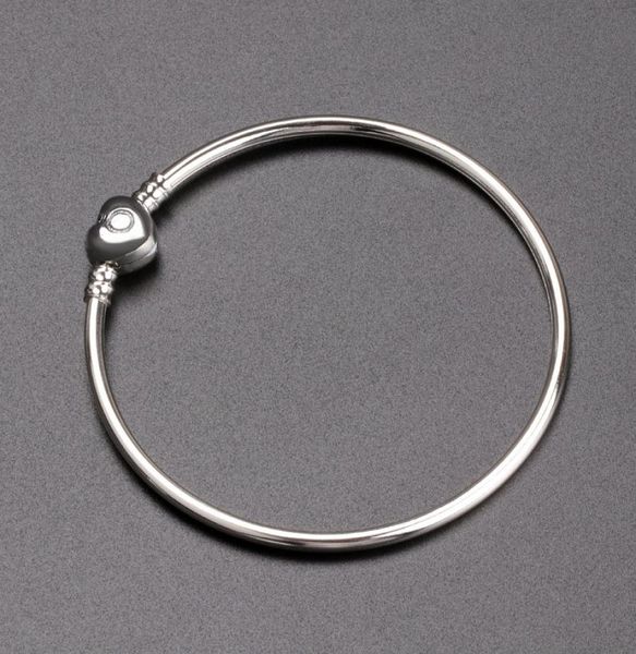 luxury fashion women silver bangle bracelet love heart bracelet for pandora charm european beads bracelet with original box jewelr8981555, Black
luxury fashion women silver bangle bracelet love heart bracelet for pandora charm european beads bracelet with original box jewelr8981555, Black