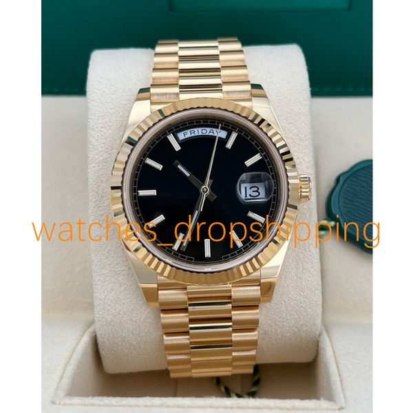 mens watch 41mm daydate black dial president 18k gold asia 2813 movement automatic mechanical bf factory high-quality luminous men's wr, Slivery;brown
mens watch 41mm daydate black dial president 18k gold asia 2813 movement automatic mechanical bf factory high-quality luminous men's wr, Slivery;brown