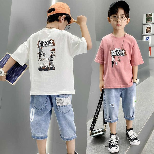 clothing sets children's clothes boys clothing sets for summer 2022 new fashion cartoon letters print o-neck t-shirt jeans 2 piece suit, White
clothing sets children's clothes boys clothing sets for summer 2022 new fashion cartoon letters print o-neck t-shirt jeans 2 piece suit, White