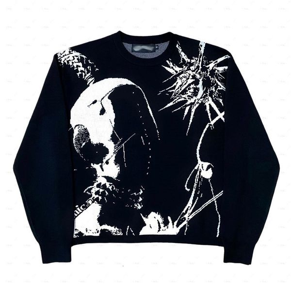 men s t shirts y2k knitted sweater graphic mens sweaters vintage loose distressed pullovers casual harajuku autumn women cotton knitwear 230, White;black
men s t shirts y2k knitted sweater graphic mens sweaters vintage loose distressed pullovers casual harajuku autumn women cotton knitwear 230, White;black