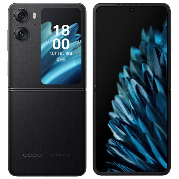 Image of Original Oppo Find N2 Flip Foldable 5G Mobile Phone Smart 8GB RAM 256GB ROM Dimensity 9000 Plus 50MP NFC Android 6.8&quot; 120Hz Display Folding Fingerprint ID Face Cellphone