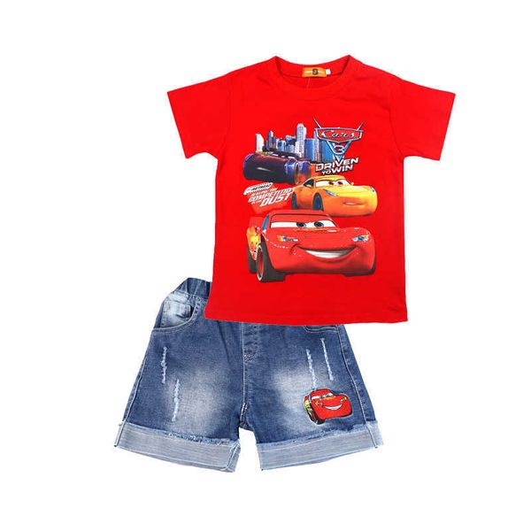 clothing sets 2022 new boys set cartoon summer cotton kids t-shirt denim shorts outfits for children suit clothes car mcqueen 3-8 y t230106, White
clothing sets 2022 new boys set cartoon summer cotton kids t-shirt denim shorts outfits for children suit clothes car mcqueen 3-8 y t230106, White