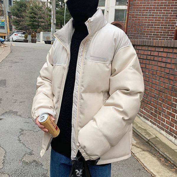 men's jackets jaqueta masculina winter pu leather thick down cotton parkas men black white long sleeve zip up coats mens 230107, Black;brown
men's jackets jaqueta masculina winter pu leather thick down cotton parkas men black white long sleeve zip up coats mens 230107, Black;brown