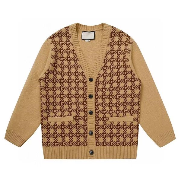 2022fw cardigans women men autumn winter sweater vintage cashmere v-neck trendy sweater london style woolen soft loose thicken knitwears, White;black
2022fw cardigans women men autumn winter sweater vintage cashmere v-neck trendy sweater london style woolen soft loose thicken knitwears, White;black
