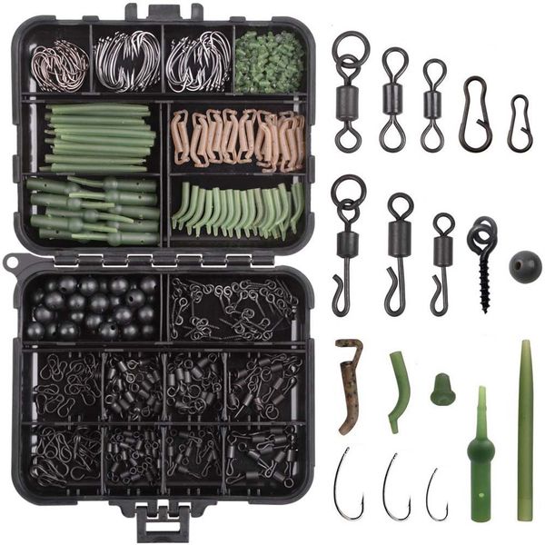 fishing accessories 420pcs box carp tackle kit including swivels hooks anti tangle sleeves hook sbeads boilie bait screw 230107
fishing accessories 420pcs box carp tackle kit including swivels hooks anti tangle sleeves hook sbeads boilie bait screw 230107