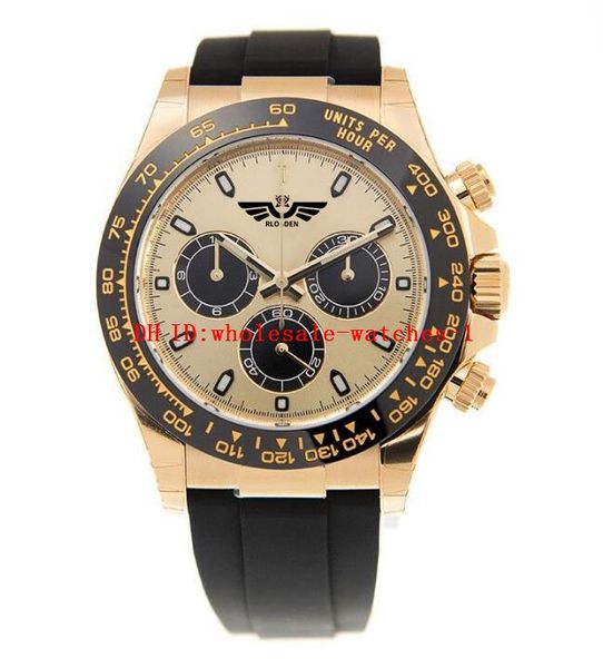 classic 40mm men's mechanical watch 116518 yellow dial rubber strap multi-functional 2813 automatic mechanicalmovement stainless steel, Slivery;brown
classic 40mm men's mechanical watch 116518 yellow dial rubber strap multi-functional 2813 automatic mechanicalmovement stainless steel, Slivery;brown