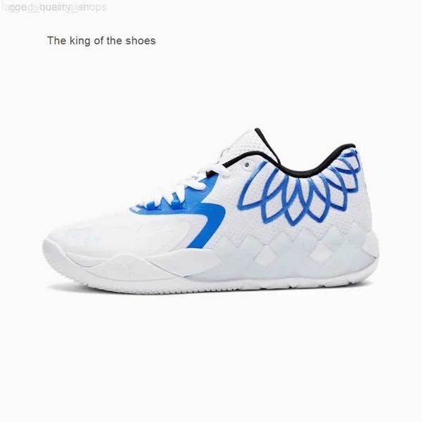 2023lamelo shoenew lamelo ball mb01 low ufo shoes for sale 377675-02 mens womens basketball shoes sneakers online wholesale store size40-46, Black