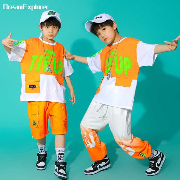 clothing sets hip hop boys orange short sleeve t-shirt cargo shorts clothes sets kids summer gradient color joggers street dance child costu, White
clothing sets hip hop boys orange short sleeve t-shirt cargo shorts clothes sets kids summer gradient color joggers street dance child costu, White