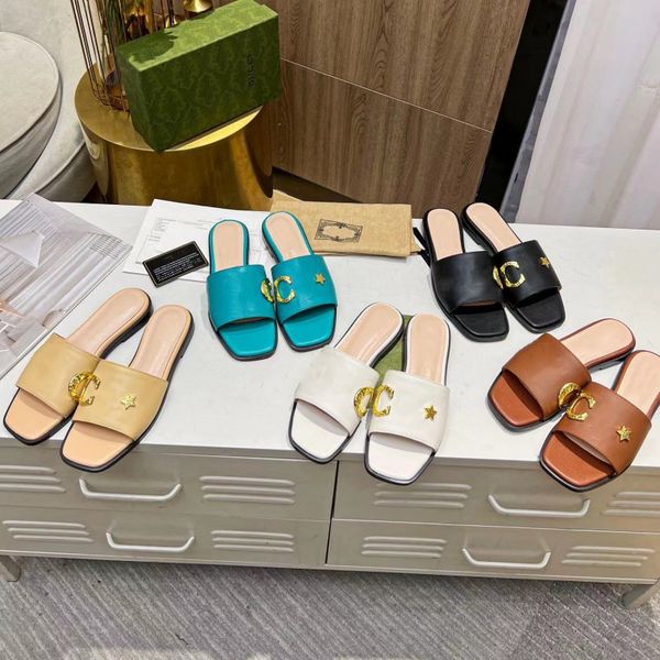 women slippers jelly clour designer slides non slip squre toe beach shoes flat heel gold metal letter stars open toe outdoor new fashion lux, Black
women slippers jelly clour designer slides non slip squre toe beach shoes flat heel gold metal letter stars open toe outdoor new fashion lux, Black