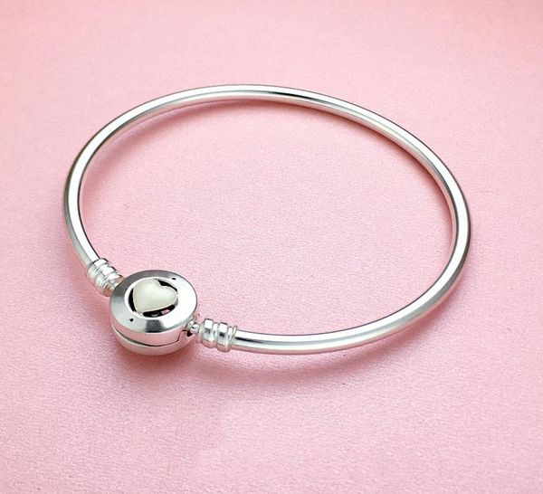 925 sterling silver white heart enamel bracelet original box for pandora charms silver bracelet women bangle women039s bracelet6655235, Black
925 sterling silver white heart enamel bracelet original box for pandora charms silver bracelet women bangle women039s bracelet6655235, Black