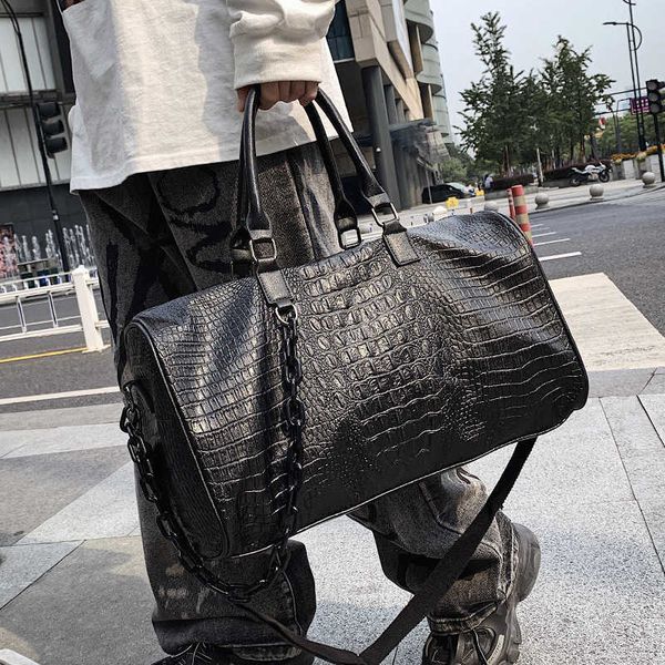 factory design bag 90% clearance processing waterproof pu crocodile pattern travel portable large capacity short distance luggage storage
factory design bag 90% clearance processing waterproof pu crocodile pattern travel portable large capacity short distance luggage storage