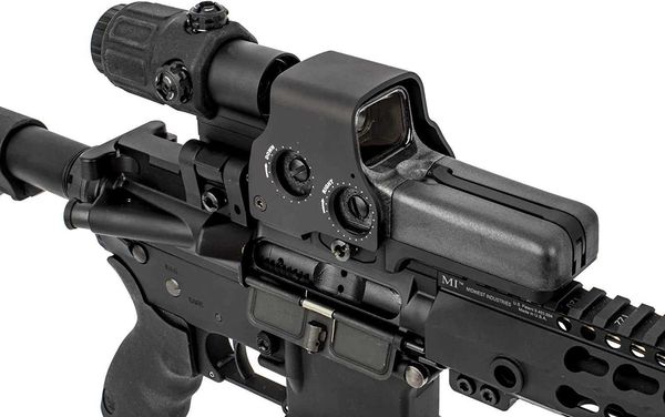 holographic 518 sights red green dot sight scope with 3x magnifier switch to side quick detachable qd mount 
holographic 518 sights red green dot sight scope with 3x magnifier switch to side quick detachable qd mount