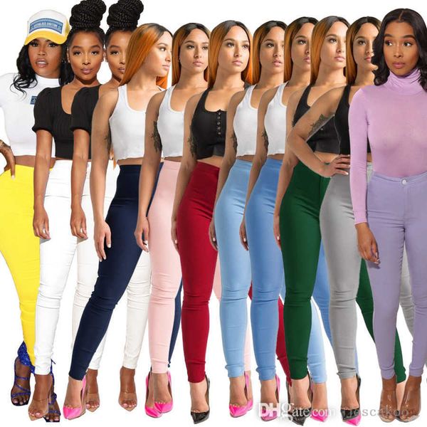 2023 new woman slim high elastic pencil pants solid color single button trousers s-3xl plus size women leggings, Black;white
2023 new woman slim high elastic pencil pants solid color single button trousers s-3xl plus size women leggings, Black;white